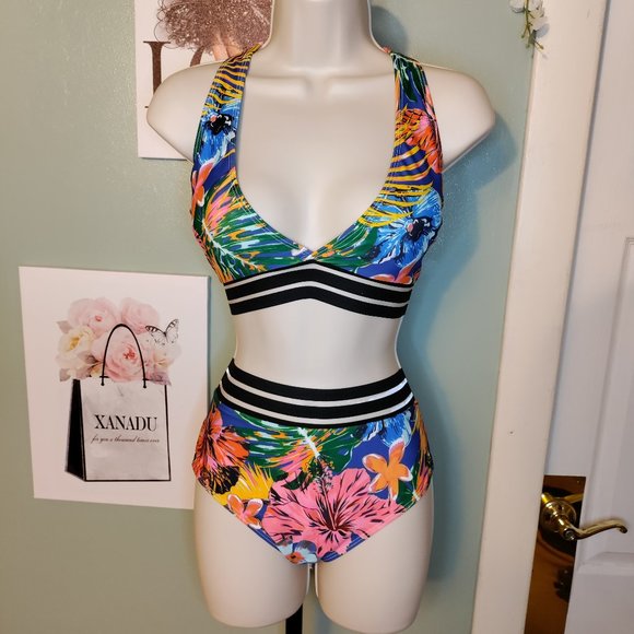 SKAYS Other - Tropical Print Two Piece Bikini